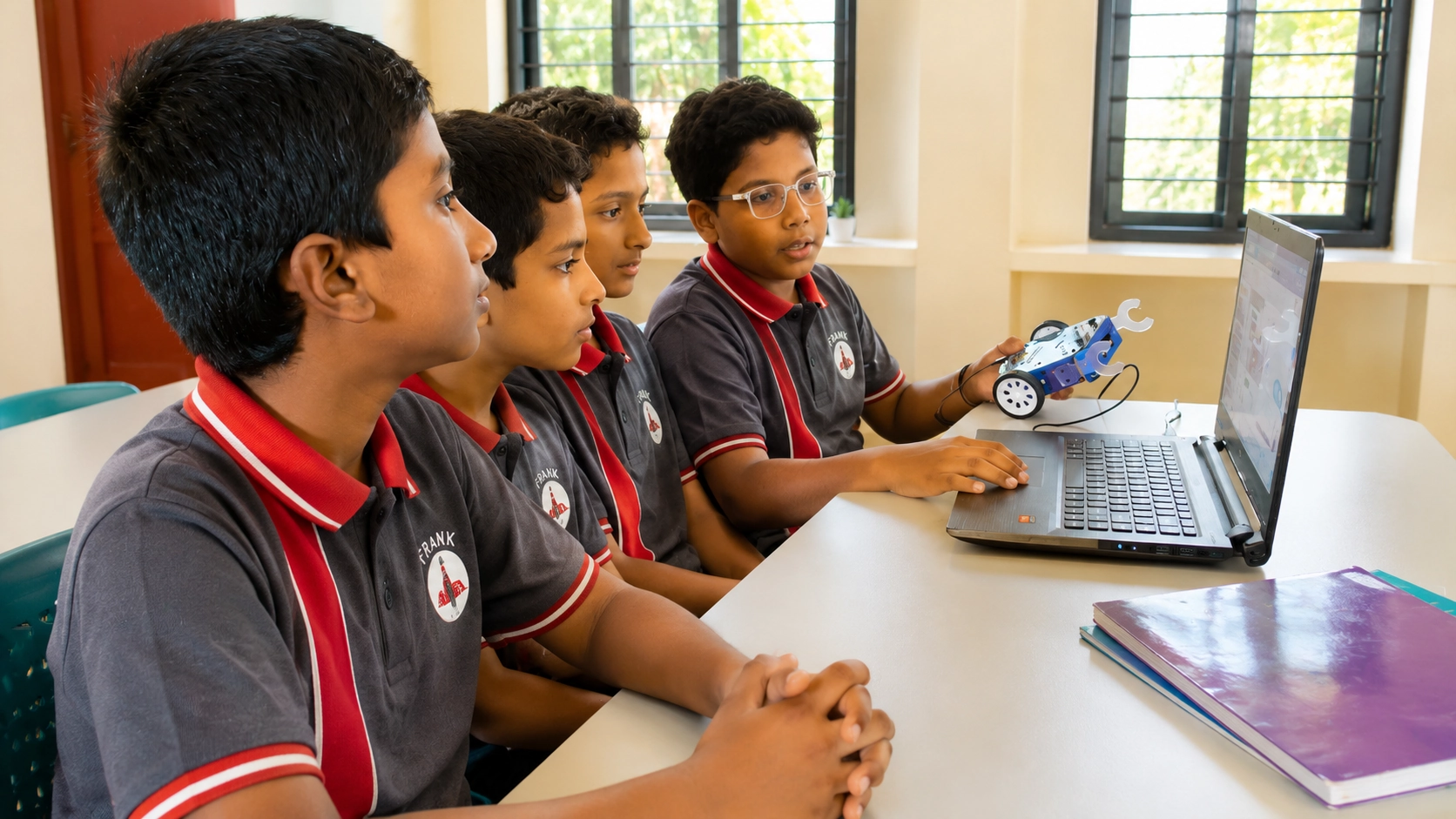 Computer Education at Frank Public School